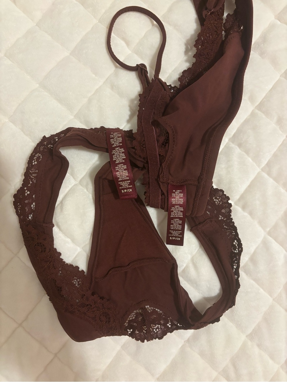 NWOT Skims lace bralette & undies set - Picture 4 of 4